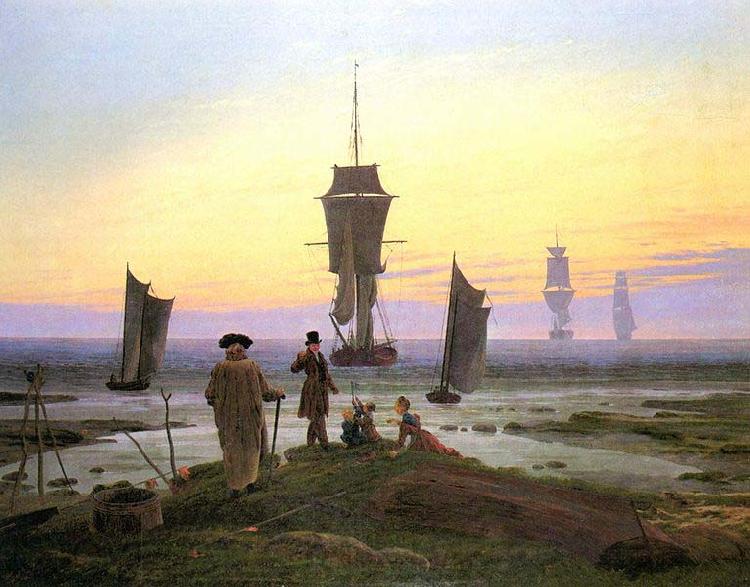 Caspar David Friedrich The Stages of Life Norge oil painting art